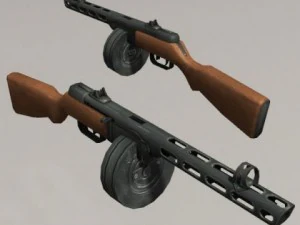 Ппш 41 3D Модель