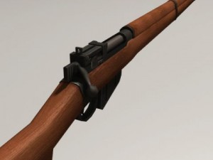 British soldier and lee enfield ww ii 3Dモデル