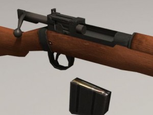 British soldier and lee enfield ww ii 3Dモデル