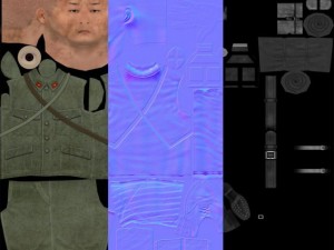 Japanese soldier and type 100 wwii 3D Model