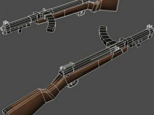 二战日本士兵和 100 型 3D 模型