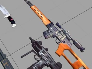 Pacote de armas Modelo 3D