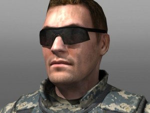 Modern soldiers us soldier 1 and m4 Modèle 3D