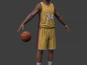 Basketball player 2012 v1 3Dモデル
