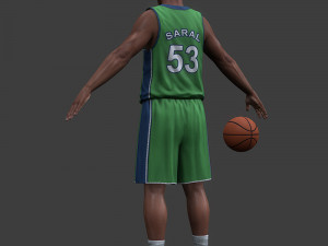 Basketball player 2012 v1 3Dモデル