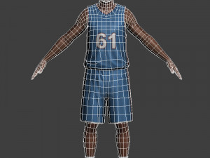 Basketball player 2012 v1 3Dモデル