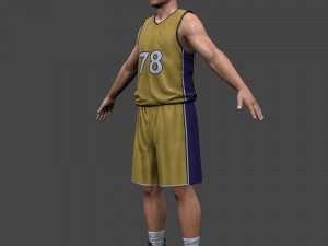 Basketball player 2012 v2 3D Модель