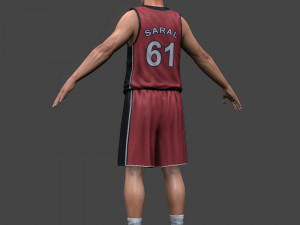Basketball player 2012 v2 3D Модель