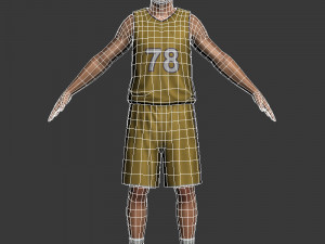 Basketball player 2012 v2 3D Модель