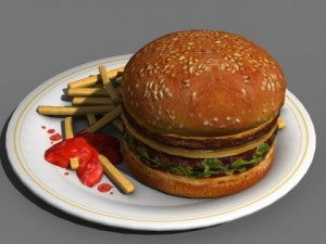 Burger 3D Модель