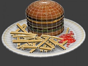 Burger 3D Модель