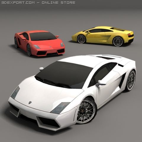 Sport Car Bull Modelo 3D .c4d .max .obj .3ds .fbx .stl .blend 