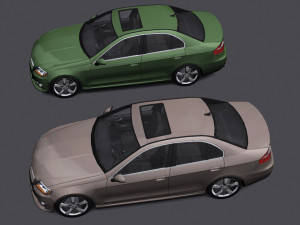 Generic car - d segment 3D Model
