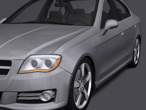 Generic car - d segment 3D Model