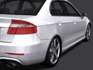 Generic car - d segment 3D Model