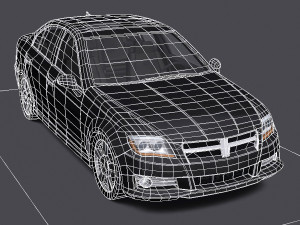 Generic car - d segment 3D Model