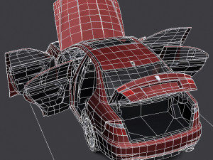 Generic car - d segment 3D Model