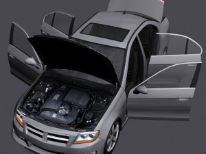 Generic car - d segment 3D Model