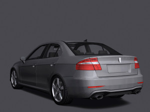 Generic car - d segment 3D Model