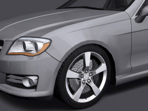 Generic car - d segment 3D Model