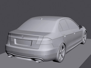 Generic car - d segment 3D Model