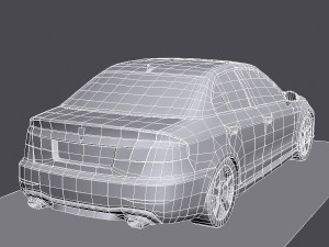 Generic car - d segment 3D Model