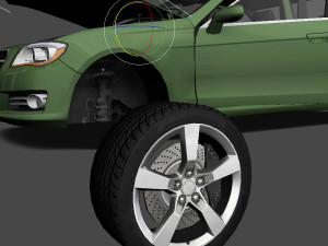 Generic car - d segment 3D Model