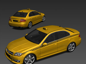 Generic taxi 3D Модель