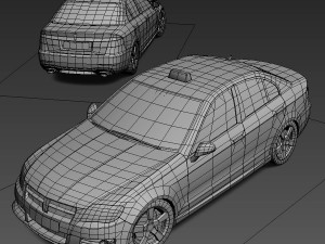 Generic taxi 3D Модель