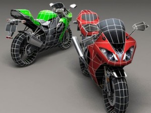 Kawasaki ninja 3D Model