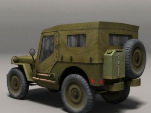 Willys jeep 3D 모델