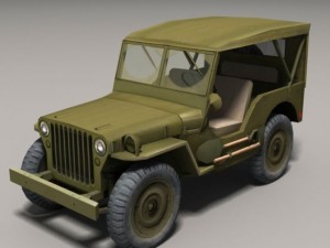Willys jeep 3D 모델