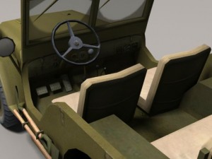 Willys jeep 3D 모델
