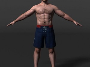 Man 02 3Dモデル