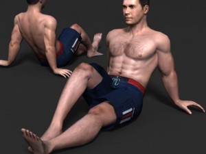 Man 02b 3D Model