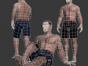 Man 02b 3D Model