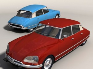 Citroen ds 3D-Modell