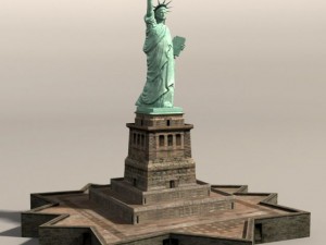 Statue of liberty 3D 模型