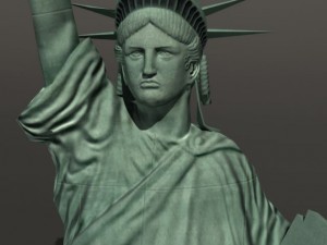 Statue of liberty 3D 模型