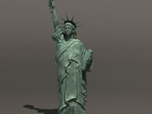 Statue of liberty 3D 模型