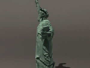 Statue of liberty 3D 模型