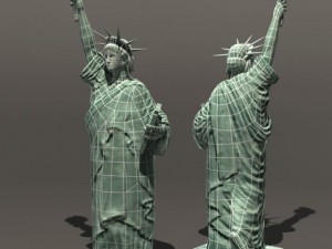 Statue of liberty 3D 模型