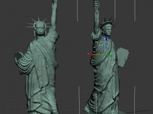 Statue of liberty 3D 模型