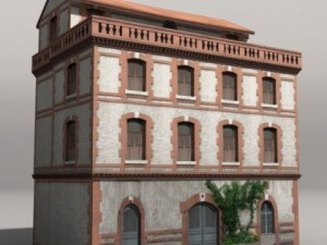 low poly house 1 3D Model
