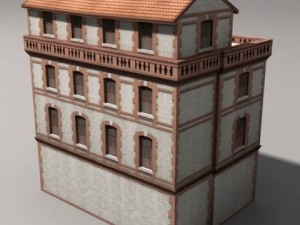 low poly house 1 3D Model
