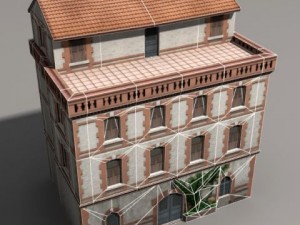 low poly house 1 3D Model