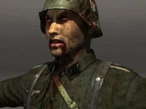 Zombi Alman askeri 3D Model