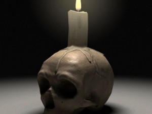 Skull candle 3D Model