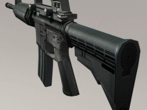Modern soldiers us soldier 2 and m4 beretta Model 3D