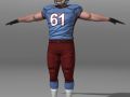 Football player 3D Model